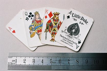 Miniature Silver Card box (complete)
