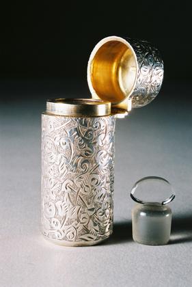 Sampson Mordan Antique Silver Perfume Bottle