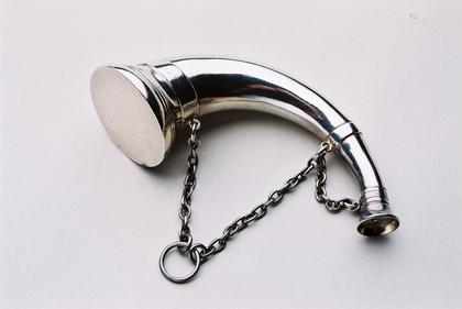 Sampson Mordan Antique Silver Bugle Scent Bottle - Thornhill