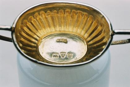 Miniature 4 piece silver tea service