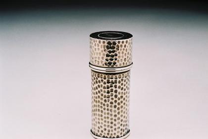 Silver travelling shaving brush