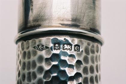 Silver travelling shaving brush