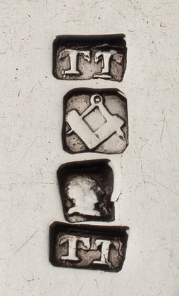 Rare Cape Silver Teaspoons (2 available) - Thomas Lock Townsend, Masonic Hallmark