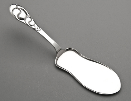 Danish Silver Skonvirke Pastry Server - Evald Nielsen No 4