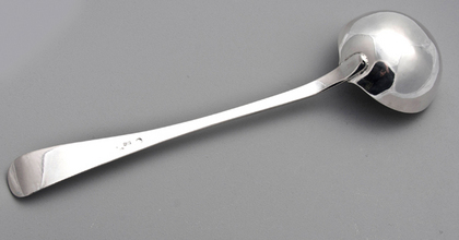 Cape Silver Hanoverian Soup Ladle - Daniel Heinrich Schmidt