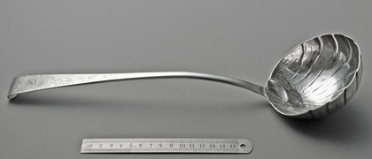 Irish Provincial Limerick Hook End Soup Ladle - Joseph Johns