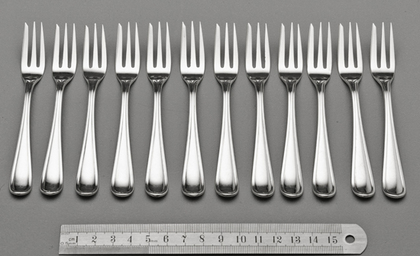 Dutch Silver Cakeforks (Set of 12) - Nederlandse Zilver Taartvorkjes