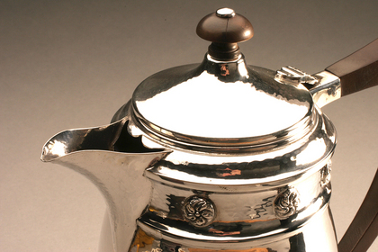Arts and Crafts Silver tea service (A.E. Jones)