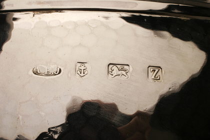 Arts and Crafts Silver tea service (A.E. Jones)