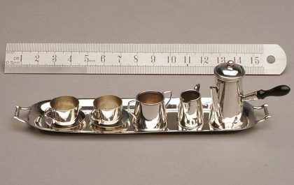 Miniature Silver coffee set
