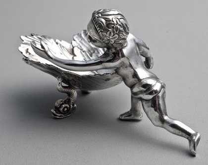 Victorian Silver Cherub or Amorini Salt Cellars (Set of 4) - William Stocker