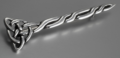 Scottish Celtic Silver Kilt Pin - Inverness, John Fraser