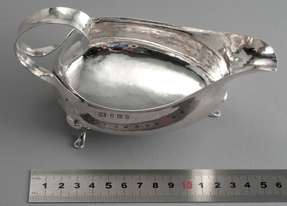  Arts & Crafts Antique Silver Sauce Boat - Art Nouveau Silver