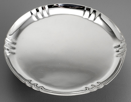 Art Deco sterling Silver Salver - Edward Barnard & Sons