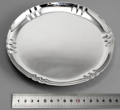 Art Deco sterling Silver Salver - Edward Barnard & Sons