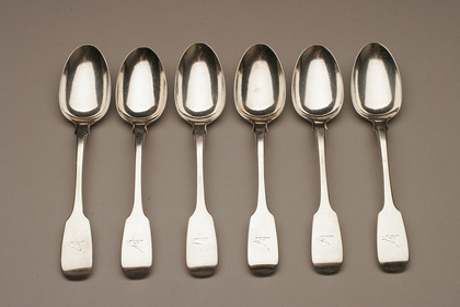 Irish Silver Teaspoon set (6)
