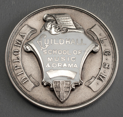 Guildhall School of Music & Drama Sterling Silver Medallion - Albert Honey