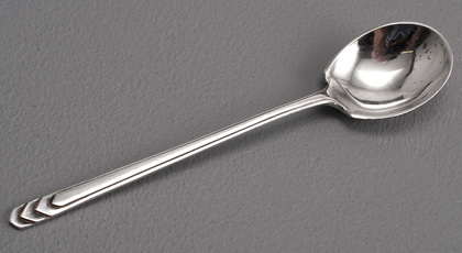 Art Deco Silver Coffee Spoons in Original Box - Set of 6