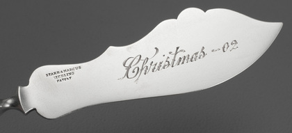 Starr & Marcus Sterling Silver Master Butter Knife - Moresque Pattern, Wendt, Bernard Beiderhase