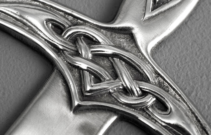 Iona Celtic Silver Sword Letter Opener - Alexander Ritchie