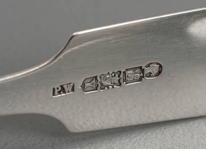 Irish Victorian Silver Sugar Tongs - Philip Weekes