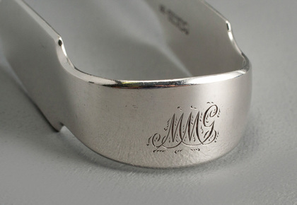 Irish Victorian Silver Sugar Tongs - Philip Weekes