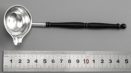   Irish Georgian Silver Punch Ladle (Small) - John Townsend - Unrecorded Makers Mark