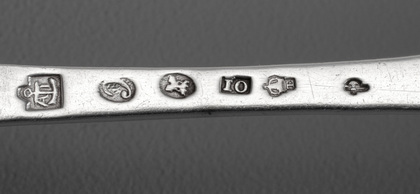 Dutch Silver Ribbed Hanoverian Tablespoon - Middelburg, Anthonie Janse