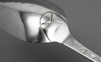 Dutch Silver Ribbed Hanoverian Tablespoon - Middelburg, Anthonie Janse