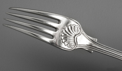 Chinese Export Silver Dessert Fork - WE WE WC