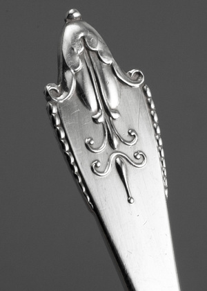 Georg Jensen Akkeleje #77 Sterling Silver Coffee Spoons (Set of 6) - Columbine, 1918
