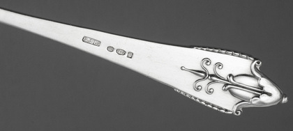 Georg Jensen Akkeleje #77 Sterling Silver Coffee Spoons (Set of 6) - Columbine, 1918