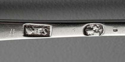 Rare Early Cape Silver 3 Pronged Hanoverian Pattern Fork - Daniel Heinrich Schmidt (2 of 2)
