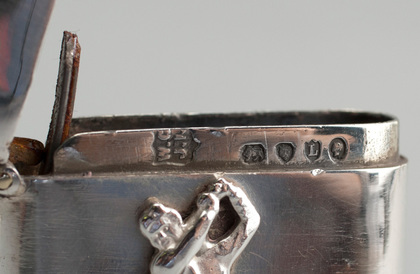 Victorian Silver Golfer Vesta Case (Match Safe) - Goldsmiths & Silversmiths