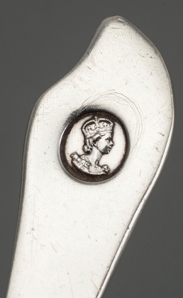 Leeds College of Art Silver Coronation Teaspoon - Don Porritt?
