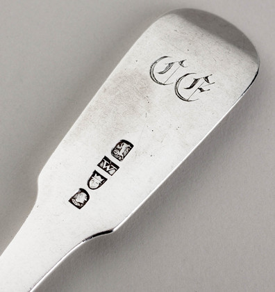Chinese Export Silver Tablefork - Wongshing, Excellent Pseudo Hallmarks