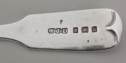 Durban Light Infantry Sterling Silver Trophy Spoon - R.S.M White, Natal Schools Cadet Corps