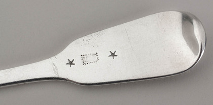 Cape Silver Tablespoon, Unidentified Makers Mark ID