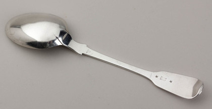 Cape Silver Tablespoon, Unidentified Makers Mark ID