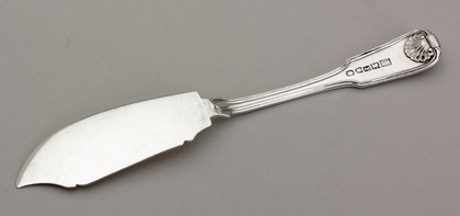 Chinese Export Silver Butter Knife  - WE/WE/WC - Unrecorded Punch Shape
