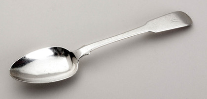 Chinese Export Silver Dessert Spoon - Yatshing