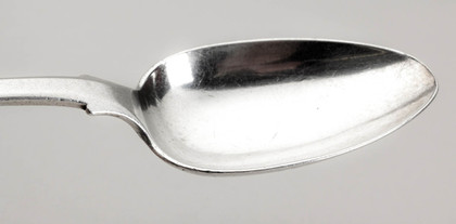 Chinese Export Silver Dessert Spoon - Yatshing