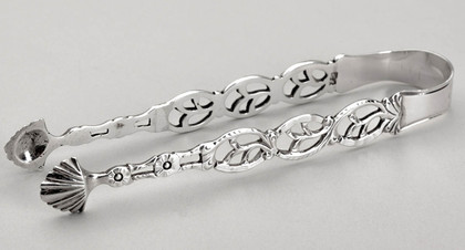 Hester Bateman Cast Silver Sugar Tongs