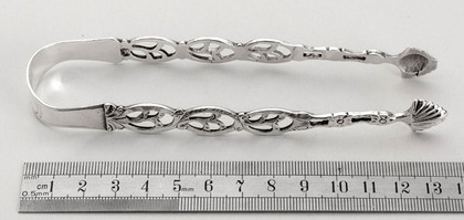 Hester Bateman Cast Silver Sugar Tongs