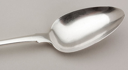 Chinese Export Silver Dessert Spoon - Khecheong
