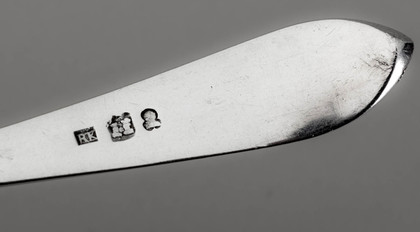 Scottish Provincial Silver Toddy Ladle - Robert Keay, Perth, Kimpton Family Crest