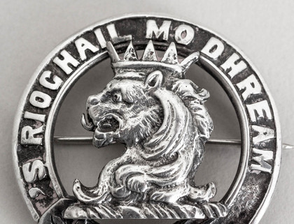 Clan MacGregor Scottish Silver Clan Badge - Hamilton & Inches