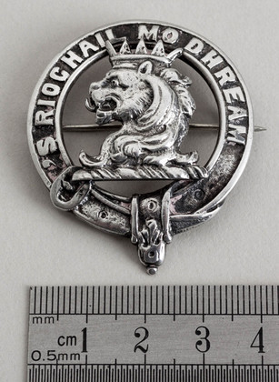 Clan MacGregor Scottish Silver Clan Badge - Hamilton & Inches