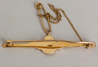 Royal South African Air Force Gold Sweetheart brooch - WW II