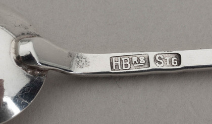 Australian Sterling Silver Fauna & Flora Souvenir Spoons (Set of 6) - Kangaroo, Koala, Kookaburra, Hardy Bros, WJ Sanders